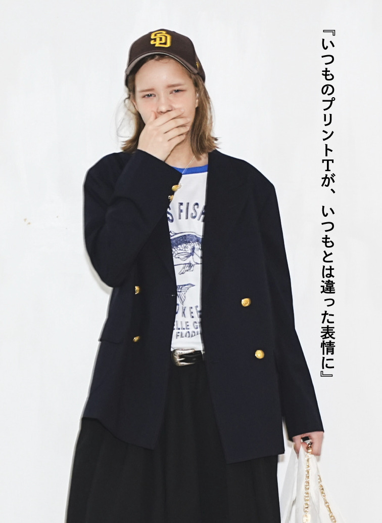 【ESSENTIALS】4Bブレザー【UNISEX】 詳細画像 Navy 3