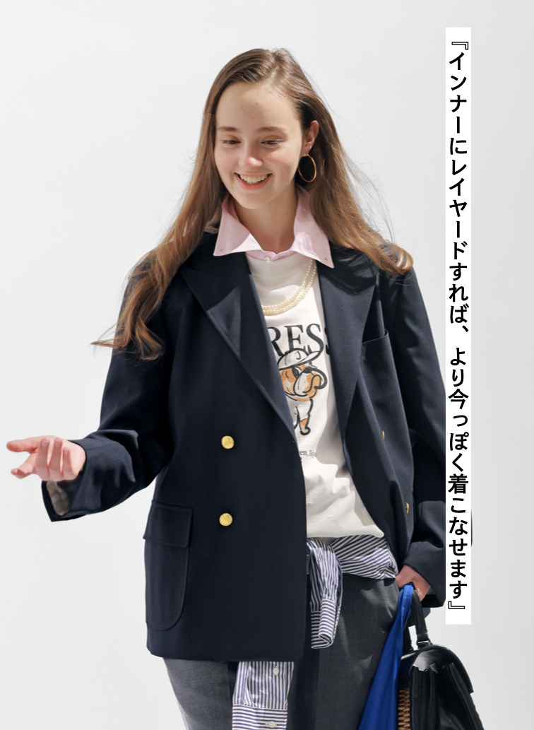 【ESSENTIALS】4Bブレザー【UNISEX】 詳細画像 Navy 5