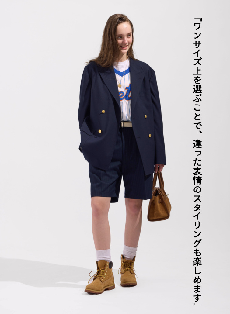 【ESSENTIALS】4Bブレザー【UNISEX】 詳細画像 Navy 8