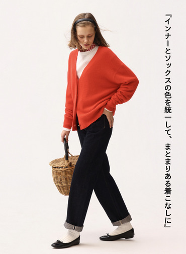 ブラッシュドカーディガン / BRUSHED CARDIGAN 詳細画像 Red 2