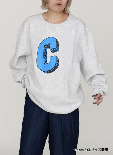 &ldquo;C&rdquo;ロゴスウェット / C LOGO SWEAT 詳細画像 Gray 14