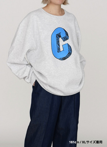 &ldquo;C&rdquo;ロゴスウェット / C LOGO SWEAT 詳細画像 Gray 15