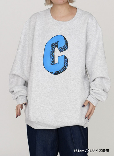 &ldquo;C&rdquo;ロゴスウェット / C LOGO SWEAT 詳細画像 Gray 16