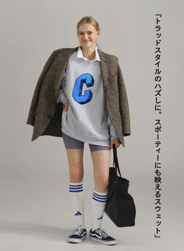 &ldquo;C&rdquo;ロゴスウェット / C LOGO SWEAT 詳細画像 Gray 2