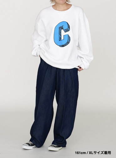 &ldquo;C&rdquo;ロゴスウェット / C LOGO SWEAT 詳細画像 White 10