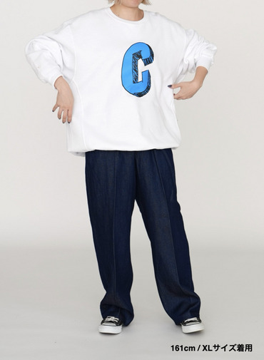 &ldquo;C&rdquo;ロゴスウェット / C LOGO SWEAT 詳細画像 White 11