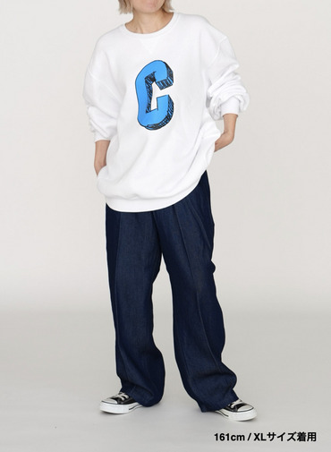 &ldquo;C&rdquo;ロゴスウェット / C LOGO SWEAT 詳細画像 White 14