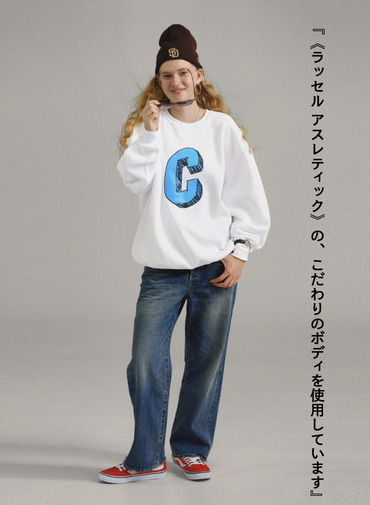 &ldquo;C&rdquo;ロゴスウェット / C LOGO SWEAT 詳細画像 White 2