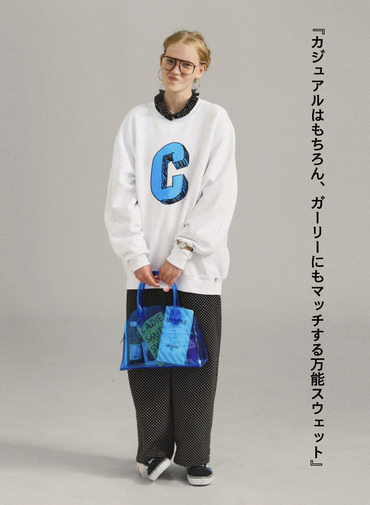 &ldquo;C&rdquo;ロゴスウェット / C LOGO SWEAT 詳細画像 White 3
