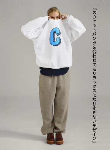 &ldquo;C&rdquo;ロゴスウェット / C LOGO SWEAT 詳細画像 White 4