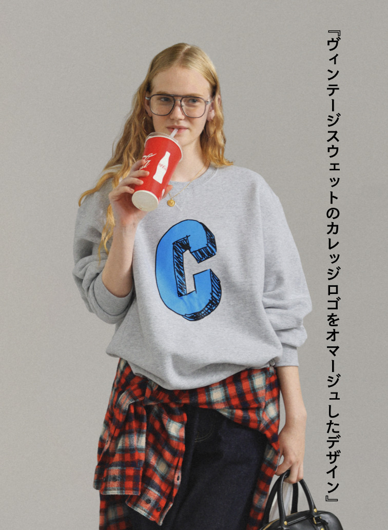&ldquo;C&rdquo;ロゴスウェット / C LOGO SWEAT 詳細画像 Gray 1