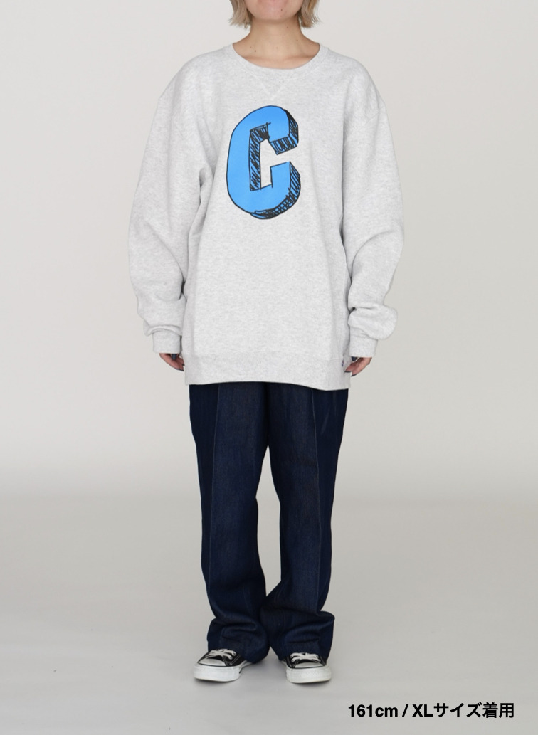 &ldquo;C&rdquo;ロゴスウェット / C LOGO SWEAT 詳細画像 Gray 11