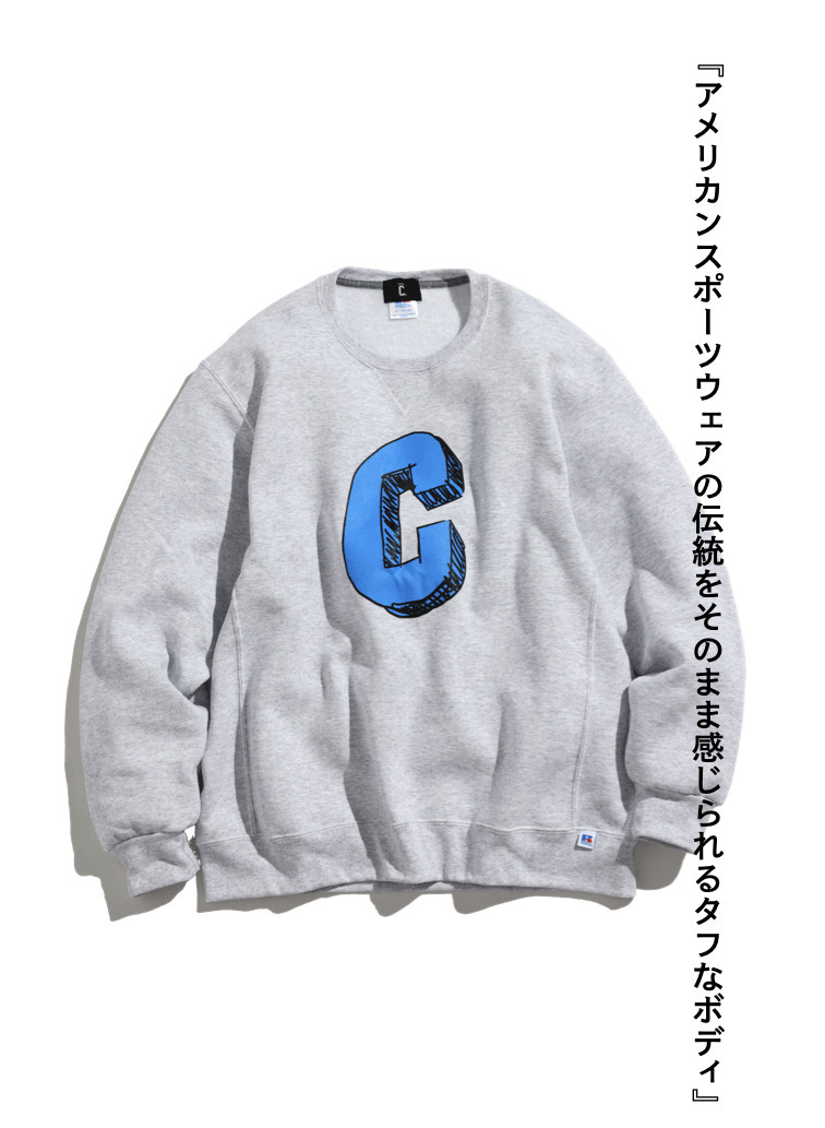 &ldquo;C&rdquo;ロゴスウェット / C LOGO SWEAT 詳細画像 Gray 6