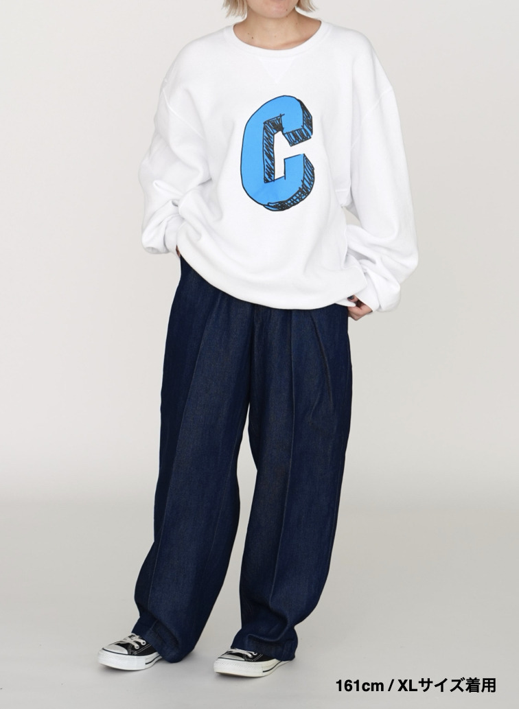 &ldquo;C&rdquo;ロゴスウェット / C LOGO SWEAT 詳細画像 White 10