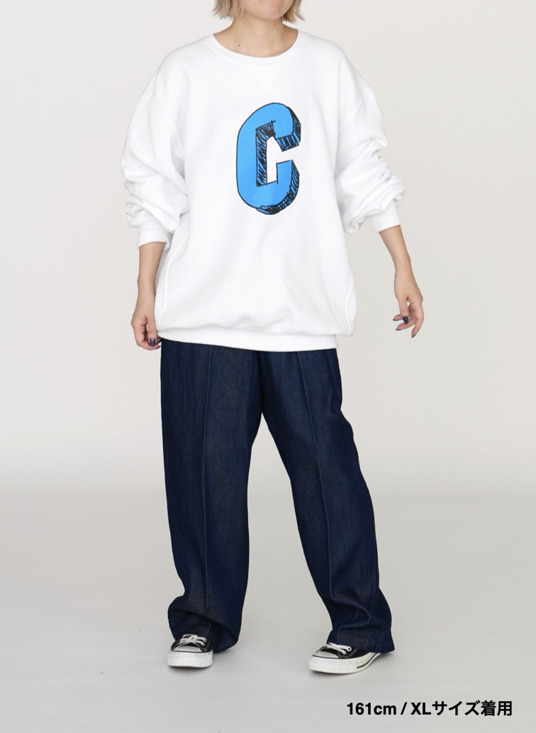 &ldquo;C&rdquo;ロゴスウェット / C LOGO SWEAT 詳細画像 White 13
