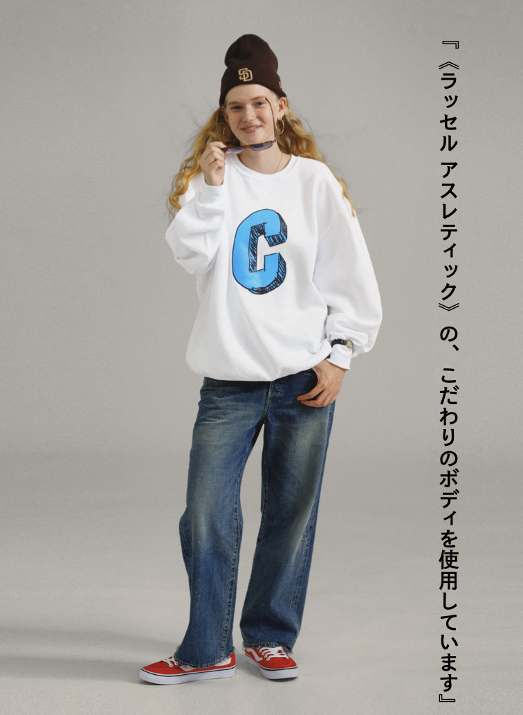 &ldquo;C&rdquo;ロゴスウェット / C LOGO SWEAT 詳細画像 White 2
