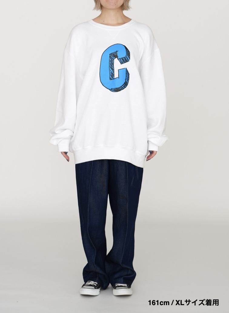 &ldquo;C&rdquo;ロゴスウェット / C LOGO SWEAT 詳細画像 White 7