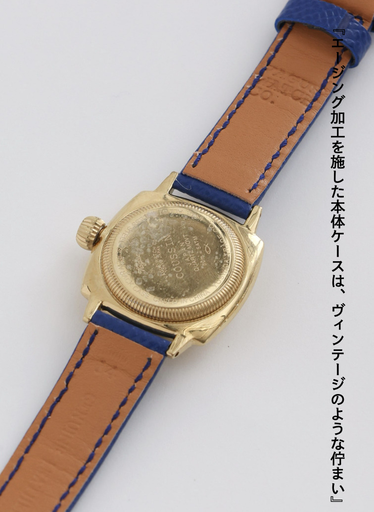 &ldquo;COUSSIN&rdquo; Vivid Leather with CLU&Eacute;L 詳細画像 Blue 3