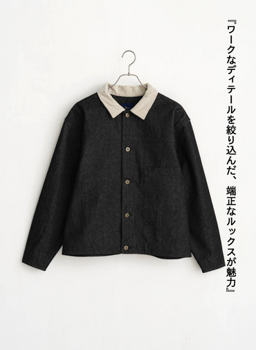 ワークジャケット / WORK JK 詳細画像 Black 6