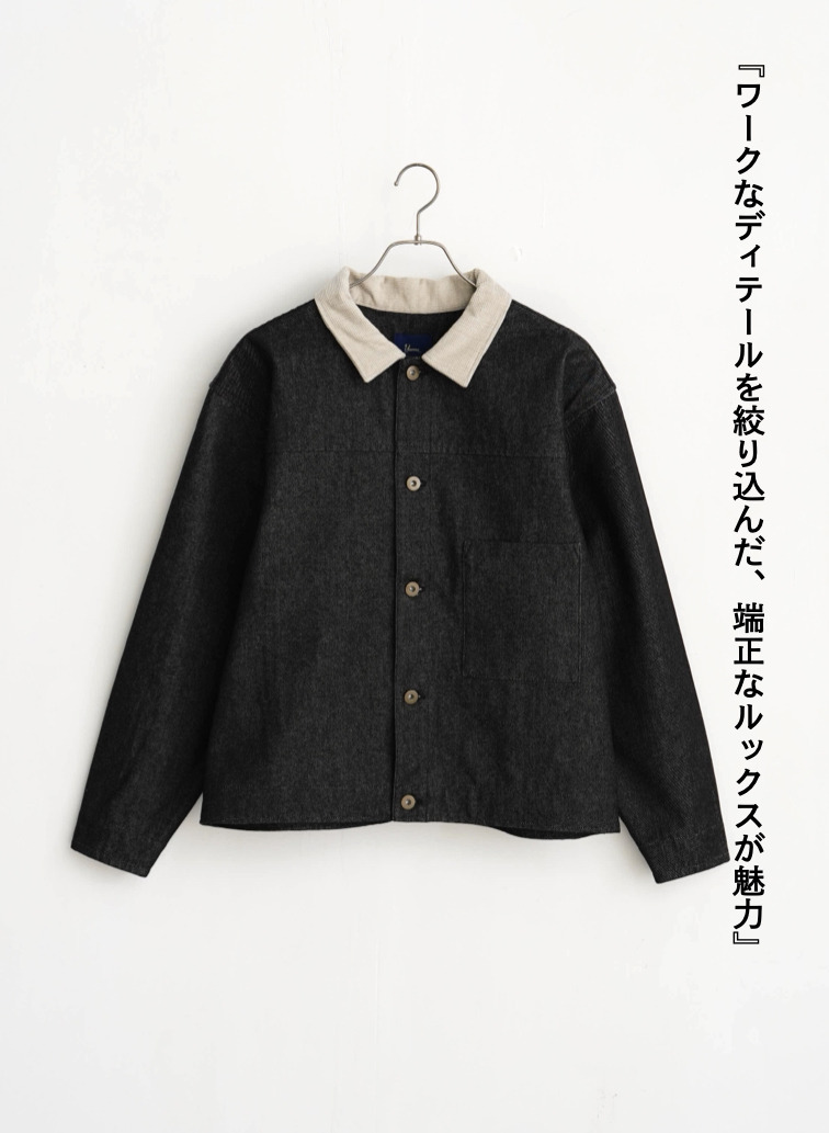 ワークジャケット / WORK JK 詳細画像 Black 6
