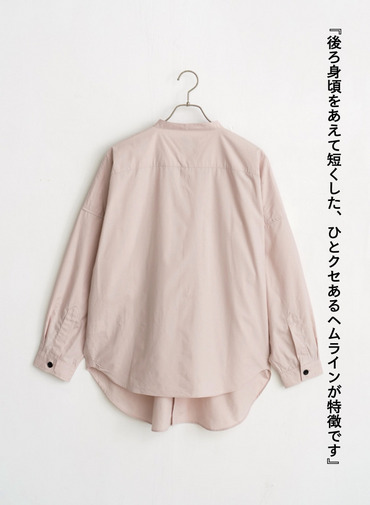 ボクシーシャツ / LONG SLEEVE BOXY SHIRTS 詳細画像 Pink 2
