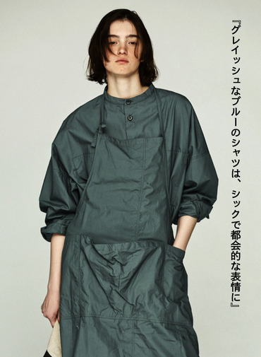 ボクシーシャツ / LONG SLEEVE BOXY SHIRTS 詳細画像 Blue 1