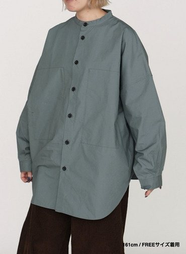 ボクシーシャツ / LONG SLEEVE BOXY SHIRTS 詳細画像 Blue 10
