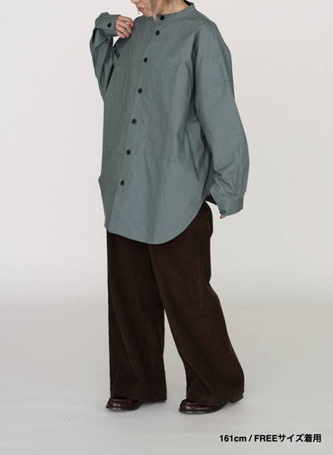 ボクシーシャツ / LONG SLEEVE BOXY SHIRTS 詳細画像 Blue 8