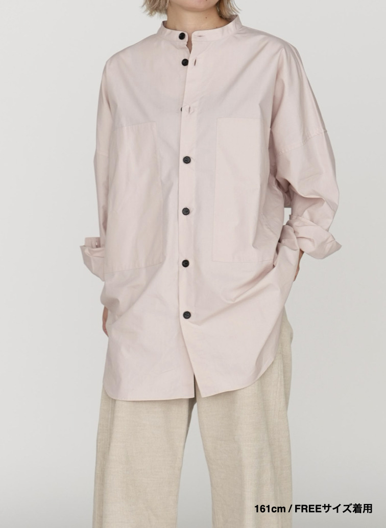 ボクシーシャツ / LONG SLEEVE BOXY SHIRTS 詳細画像 Pink 11