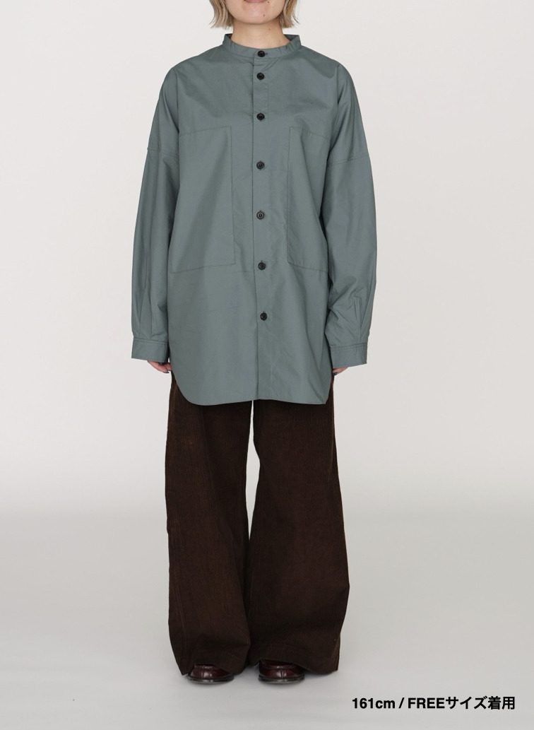 ボクシーシャツ / LONG SLEEVE BOXY SHIRTS 詳細画像 Blue 5