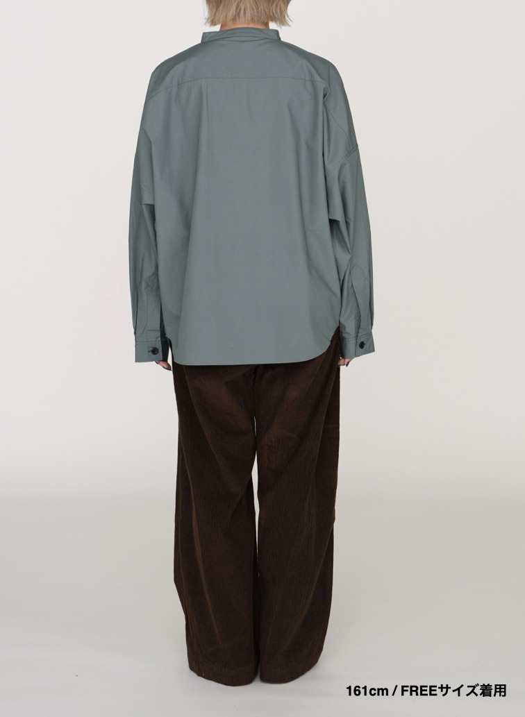 ボクシーシャツ / LONG SLEEVE BOXY SHIRTS 詳細画像 Blue 7
