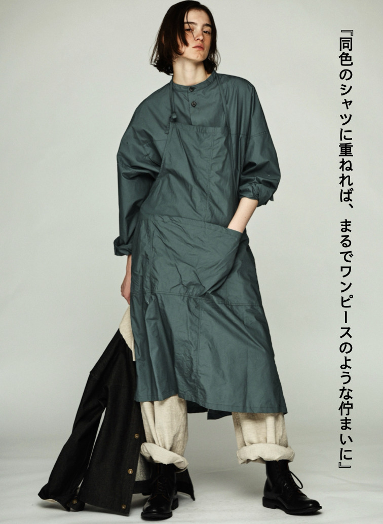 エプロンスカート / NEW APRON SKIRT 詳細画像 Blue 3