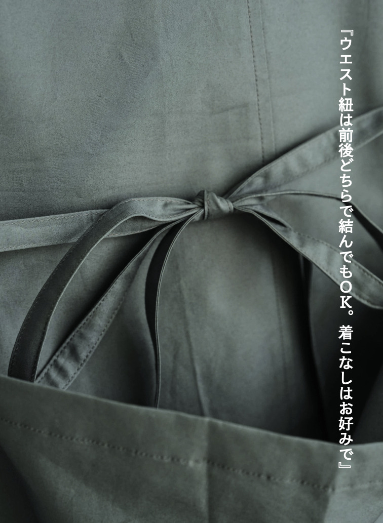エプロンスカート / NEW APRON SKIRT 詳細画像 Blue 6