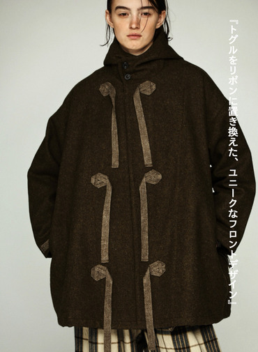 メルトンフーディ / NEW MELTON HOODY 詳細画像 Brown 2