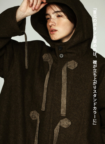 メルトンフーディ / NEW MELTON HOODY 詳細画像 Brown 3