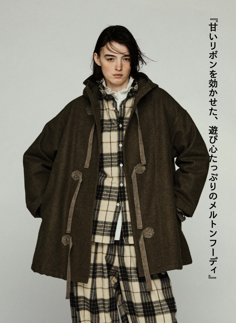 メルトンフーディ / NEW MELTON HOODY 詳細画像 Brown 1