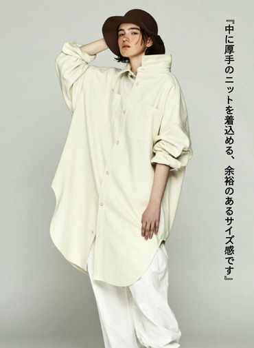 メルトンシャツ / MELTON OVERSIZED SHIRTS 詳細画像 Off White 4