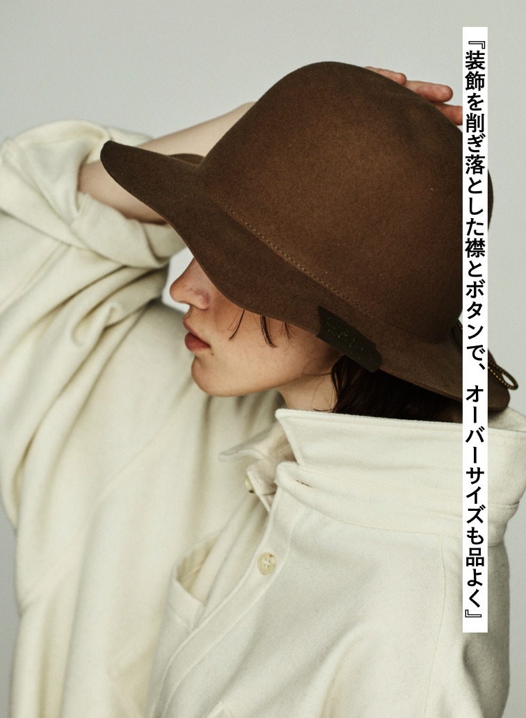 メルトンシャツ / MELTON OVERSIZED SHIRTS 詳細画像 Off White 5