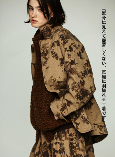 3ボタンワークジャケット / 3 BUTTONED WORK JK 詳細画像 Brown 6