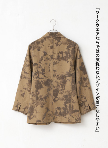 3ボタンワークジャケット / 3 BUTTONED WORK JK 詳細画像 Brown 8