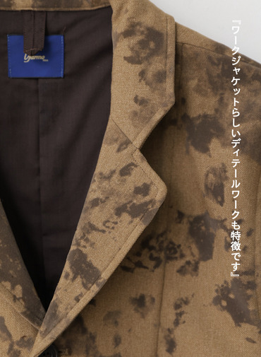 3ボタンワークジャケット / 3 BUTTONED WORK JK 詳細画像 Brown 9