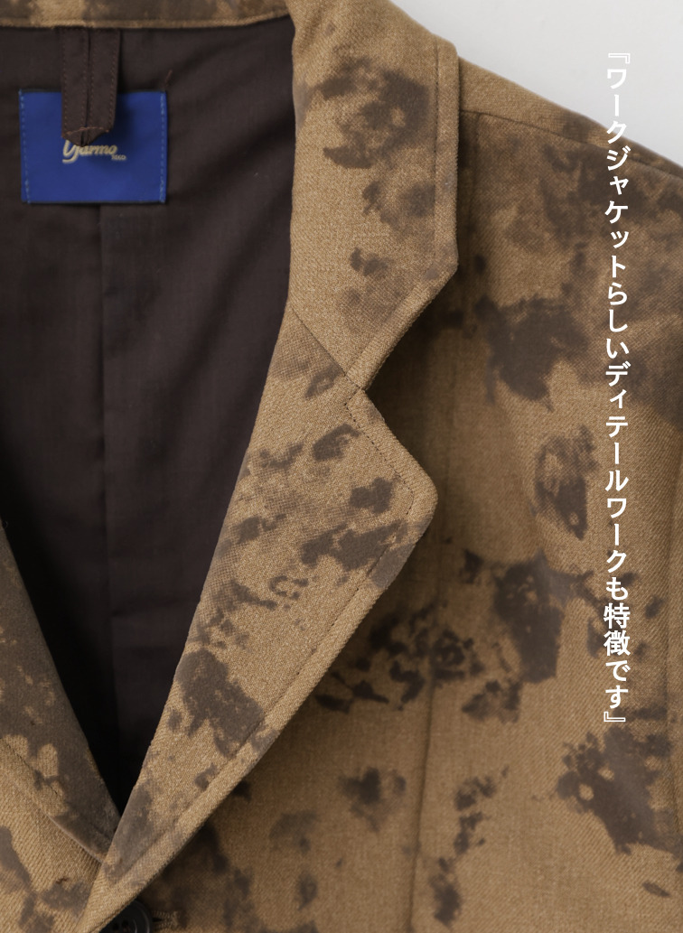 3ボタンワークジャケット / 3 BUTTONED WORK JK 詳細画像 Brown 9