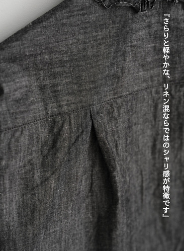 ラッフルシャツ / RUFFLE SHIRTS 詳細画像 Black 9