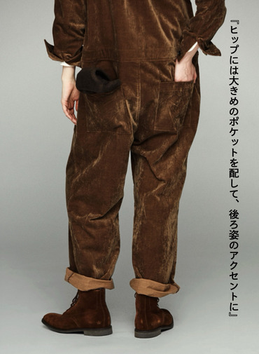 ボイラースーツ / BOILER SUIT 詳細画像 Brown 4