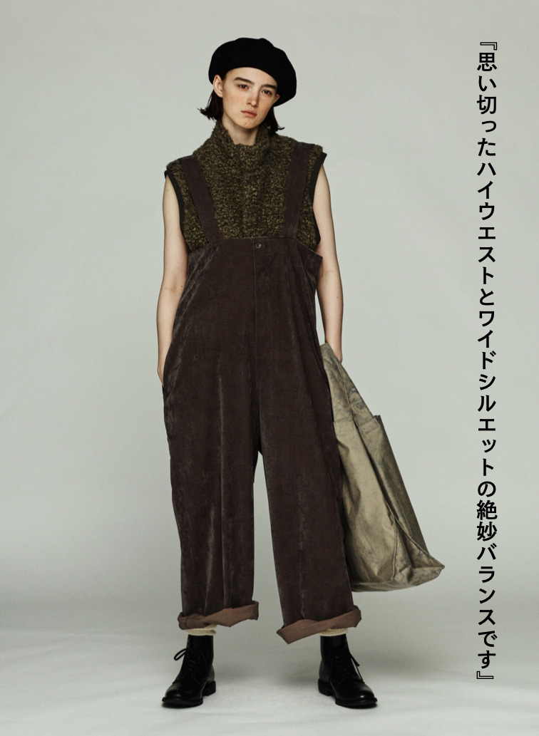 ハイウエストブレーストラウザーズ / NEW HIGHRISE BRACE TROUSERS 詳細画像 Gray 2