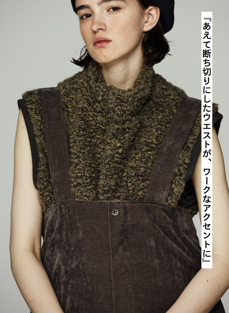 ハイウエストブレーストラウザーズ / NEW HIGHRISE BRACE TROUSERS 詳細画像 Gray 4