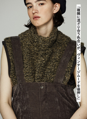 ボアスリーブジャケット / BOA SLEEVELESS JK 詳細画像 Gray 8