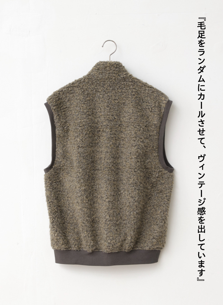 ボアベスト / BOA SLEEVELESS JK 詳細画像 Gray 10