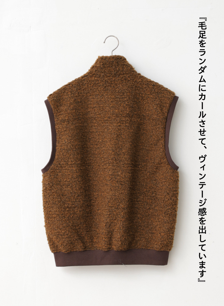 ボアベスト / BOA SLEEVELESS JK 詳細画像 Terra Cotta 6
