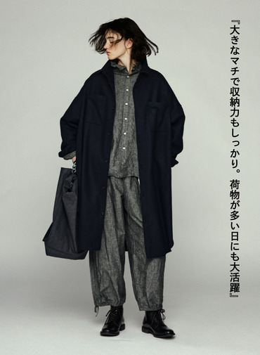 2WAYトートバッグ / UTILITY 2WAY TOTE 詳細画像 Indigo 3